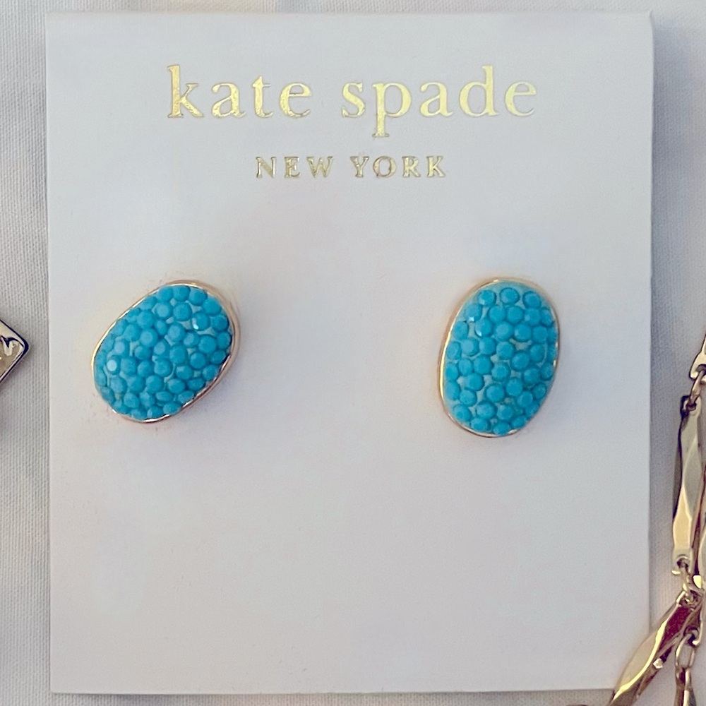 KATE SPADE • PAVE THE WAY • TURQUOISE EARRINGS